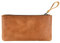 FREI NAME GRAVUR, Federmäppchen Leder, Klein Stifte Etui Federtasche, handgefertigtes Etui Federtasche mit Reißverschluss, Geschenk für Erwachsene/Studenten, Braun, Angepasst