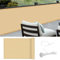 COOL AREA Brise Vue Balcon 90x300cm PES,Imperméable à l'eau, Protection UV,Protection de la Vie privée des balustrades de Balcon,Sable