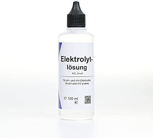 Mensura KCL Lösung 3mol/l 100ml Elektrolytlösung, Aufbewahrungslösung für ph- / Redox-Elektroden