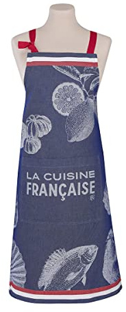 Le Jacquard Francais Schürze 27482 Gastronomie Bleu 90X96 cm Baumwolle