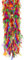 URFEDA Federboa Bunte Federdichten,200CM Flauschige Turkey-Federboa zum Basteln, Federboa Boa Kostümzubehör, Feder Schal, Karneval Boa, Federstola Federschal Damen Mädchen Karnevals Kostüm Accessoire