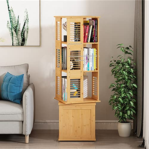 Drehbares Bücherregal 360 Grad Bücherschrank Student Modern Einfache Bücherregal Boden Rotierende Bücherregal Kinderbild Buchständer Lagerregal