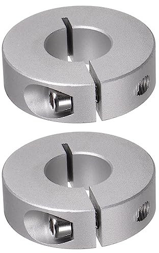 QUARKZMAN 2pcs Bague de Réglage Bague Arrêt d'axe Butée Arbre Collier Diviser 18mm Alésage Aluminium Alliage, 40mm OD, 12mm Largeur pour Roue Brouette Pont Boîte Vitesses Anodisation