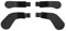 Tiardey 4 Piezas de Repuesto de paletas traseras de Metal y Acero Inoxidable para Xb0x One Elite Controller Series 2 (Negro)