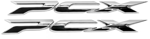 JNCGESW 3D-PCX-Motorrad-Aufkleber, Emblem, Abzeichen, Logo, Aufkleber, Roller-Heck, für Honda (1 Pair)