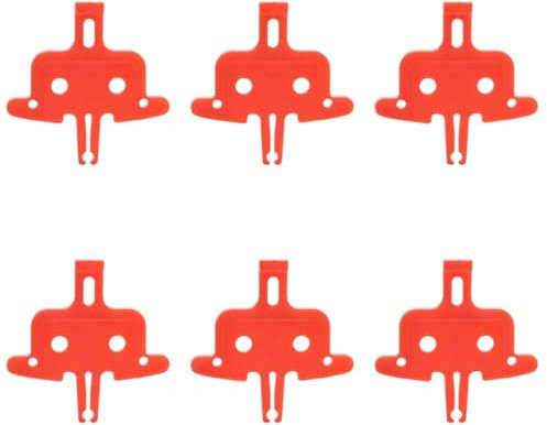 Bicycle Brake Spacer Bike Disc Brake Pads Hydraulic Oil Pressure Disc Protector 6PCS 46mm Bicycle Brake Spacer Hydraulic Brake Pad Bike Disc Brake Spacer