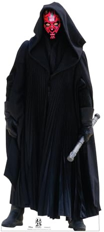 Cardboard People Darth Maul Pappaufsteller in Lebensgröße – Marvel's Star Wars: The Phantom Menace 25th Anniversary