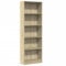 vidaXL Libreria Rovere Sonoma 60x24x176 cm in Legno Multistrato, Mobile Porta Libri, scaffale per Libri, Mobile portaoggetti, Porta Libri