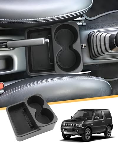 LFOTPP Centre Console Storage Box for Jimny JB23 JB33 1998-2018, Armrest Organiser, Drink Holder, Centre Armrest Glove Box, Tray Storage Box, Car Accessories (for Manual Transmission)