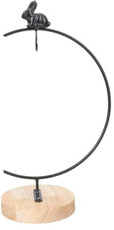 ABOOFAN Iron Frame Ornaments Hanging Flowerpot Stand Desktop Iron Bracket Ornament Stand Adornment for Garden Decorations and Desk Decorations Fairy Garden Accessories