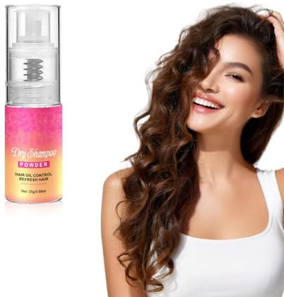 Powder Dry Shampoo, Travel Size Dry Shampoo for Oily & All Hair Colors Hair, Volumizing Dry Shampoo Powder, No White Cast Powder Dry Shampoo for Women & Men Travel