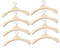 PHENOFICE Mini-kleiderbügelpuppe Für Puppenkleider Simulation Kleiner Kleiderbügel Dekoration Ornament Für Puppenzimmer Filigrane Aufbewahrungslösung