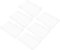 COLLBATH 6pcs Air Conditioner Air Vent Filters High Efficiency Filtration Portable Dust Protection Suitable for Home Use Easy to Install and Maintain
