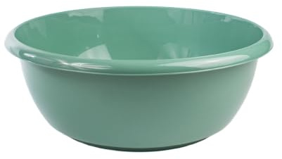 BERLONA Bacinella 3,5 L, plastica Robusta e impilabile - Salvia