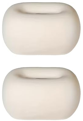 2pcs Tissue Box – White Decorative Tissue Holder for Living Room, Bathroom, Hallway, Makeup Table – Modern Cosmetic Dispenser for Tissue Cover – Elegant Home Décor Accessory