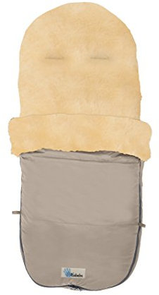 Altabebe MT2280LP-61 Winter Lammfellfußsack für Bugaboo and Joolz Nordkap Kollektion 12-36 Monate, beige