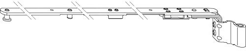 WINKHAUS Schere SH2.T.18-13-12.RS, 12/18-13V, FFB 601-1475 mm, rechts, silber