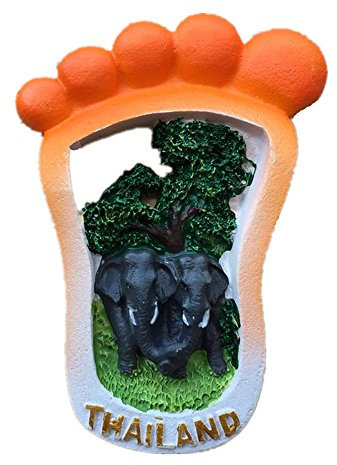 3D-Thailand-Kühlschrankmagnet, Andenken-Geschenkaufkleber, Dekoration für Zuhause und Küche Thailand-Kühlschrankmagnet