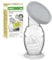 haakaa Manual Breast Pump (5oz/150ml) One-Piece Design with Upgrade Suction Base & Silicone Cap Made by Food Grade Silicone Milk Saver & Milk Catcher for Breastfeeding Moms