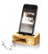 Wood Phone Sound Speaker Amplifier Holder,Cell Phone Stand Sound Amplifier Universal Portable Wood Loudspeaker Cellphone Dock on Desk Stand Mount Cradle Loud Speaker for Phone