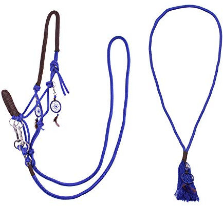 QHP Knotenhalfter Kombi Liberty Kobaltbl, Größe:Extra Full