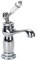 Eachbid Grifo de Lavabo Mezclador Monomando para Lavabo Grifo Baño Vintage Antique Latón y Cerámica (plata)