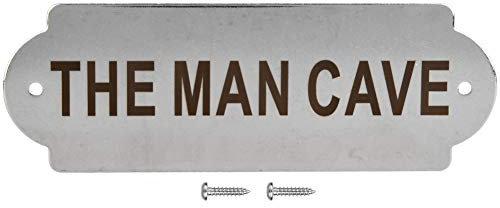 Panneau de signalisation de porte plaque de plaque murale avis poteau de clôture jardin maison maison porte porte toilette panneau d'avertissement(L'HOMME CAVE)