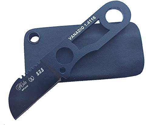 MIGUEL NIETO cuchillo SOS R.12NK con hoja en acero MOVA 1.4116. Incluye funda de Kydex
