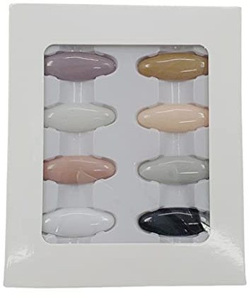 YO-HAPPY 8 Stück Classy Muslim Hijab Schal Sicherheitsclip Hijab Fashion Pins Snag Free Diamond Form Muslim Silk Schal Schnalle