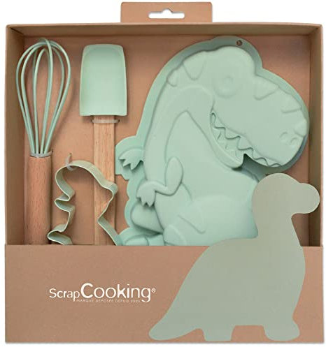 ScrapCooking - Estuche para Utensilios de repostería Dino - Para Ninos 1134