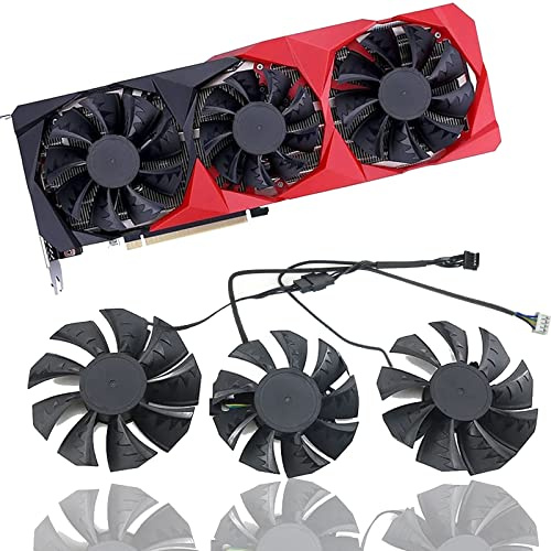 Dotodo RTX 3060 GPU Lüfter für Grafikkarte Kühler (75 mm, 85 mm) für Colorful GeForce RTX 3090/3080/3070/3060 | RTX 3090 Ti/3080 Ti/3070 Ti/3060 Ti Lüfter Ersetzen Sie Den Kühler（Lüfter -ABC)
