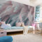 Wallepic Selbstklebende Fototapete Federn Modern Muster 3D Optik 315 x 210 Moderne Tapete XXL Abstraktion Dekor Ornamente Wohnzimmer Schlafzimmer Büro Flur Wandtapete Br. 315 cm x Hö. 210 cm