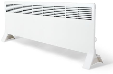 Ensto, Beta-Heizungen, Elektro-Heizkörper, mit mech. Thermostat mit Stellrad, Rundstecker 2-polig 16A, bewegl. Konvektor, inkl. Standfüßen, Flächenheizkörper, 1500W/230V, 50Hz, IP21, 39x112, BETA15-MP