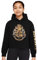 Harry Potter Mädchen Hoodie, Weicher und Bequemer Hogwarts Kapuzenpullover - Geschenke für Mädchen (Schwarz/Gold Kurz, 9-10 Jahre)
