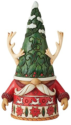 Enesco Jim Shore Heartwood Creek Rentier Zwerg Figur, 16,5 cm, Mehrfarbig