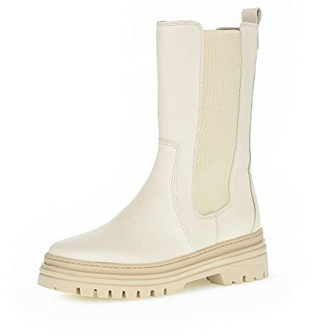 Gabor Damen Chelsea Boots, Frauen Stiefeletten,Wechselfußbett,Best Fitting,Winterstiefeletten,Winterschuhe,Stiefel,Panna (Panna),38 EU / 5 UK