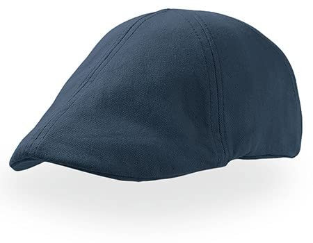 Hats of London Gatsby Street Flat Cap 100% Chino Baumwolle Erwachsene Unisex, navy, Einheitsgröße