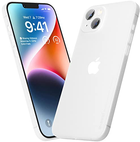 Memumi Ultra Slim Case for iPhone 14 (6.1'' 2022) - 0.3mm Matte Finish, Anti-Scratch and Fingerprint Resistant