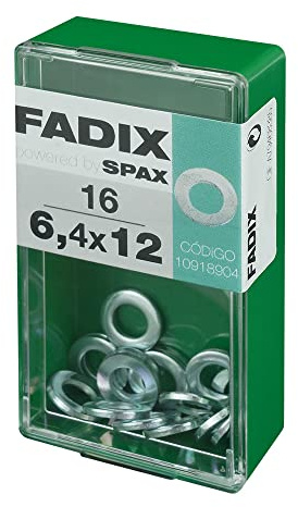 Box S 16 Stk. Zink-Unterlegscheibe, 6,4 x 12 mm