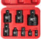 Mr.wintek 8 Stück Schlagadapter-Reduziersatz, 1/4 3/8 1/2 3/4 Kraft-Stecknuss-Adapter, Impact Socket Adapter, Schlagschrauber Adapter, Chrom Molybdän Stahl