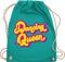 Turnbeutel Rucksack - Vintage Retro - Dancing Queen - Tänzerin Geschenk Tanzliebhaber - Unisize - Türkis - sport beuteltasche sportbeutel sporttasche geschenkbeutel bag turnsackl stoffsackerl