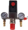 Irfora 230V Druckschalter Luftventil Ansaugkrümmer Kompressor Steuerregler Manometer Set