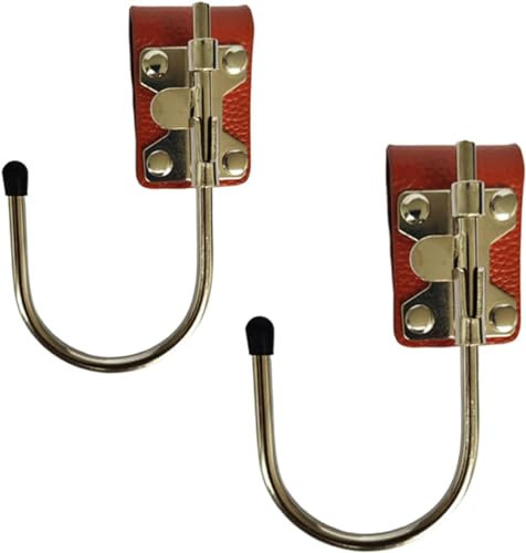 Leather Drill Holder Belt Tool Hook Holster, Tool Holster Cordless Drill Holster for Nail Guns Saws Cordless Drills Cable Gardening Tool Organizers Single Tool Belt Hook 2 pieces