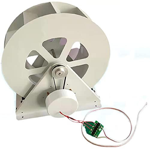50W 100W Hydro Generador Agua, Rueda hidráulica, Planta de energía hidroeléctrica, generación de Electricidad Tipo Disco de Baja Velocidad, Rueda de Viento y Agua al Aire Libre, 50W (100w)