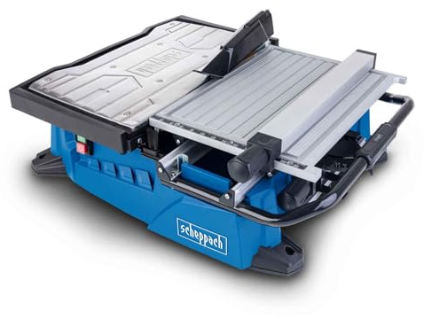 Coupe carrelage électrique SCHEPPACH WTS2000-900W - Ø180mm - avec chariot coulissant