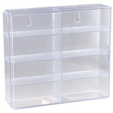 Soeudgh 1:64 for Hot Wheel Display Box Car Model Toy Cabinet Rack for Hotwheel Cars Diecast Storage Dustproof Display Box B