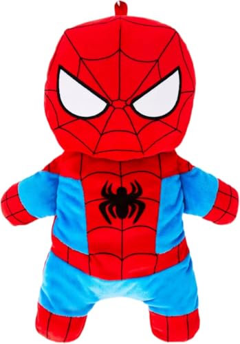 Spider-Man Hot Water Bottle - Cute Cartoon Toy Cozy & Safe Heat Therapy with Iconic Design - Gift for Kids & Superhero Fans