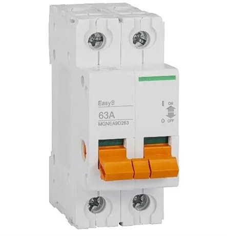 Interrupteur d'isolement MGNEA9D263 EA9D 2P 63A MGNEA9D263 2P 63A 400VAC MGNEA9D 1 pièce
