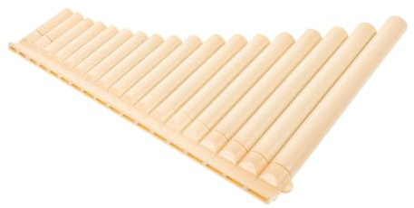 Anfänger Panflöte 18 Rohre für Musikschule Weihnachten Feier | Unterricht, Ergonomisches Design, Glatte Oberfläche, ABS Kunststoff, 27x23x3cm, Übung und Auftritt