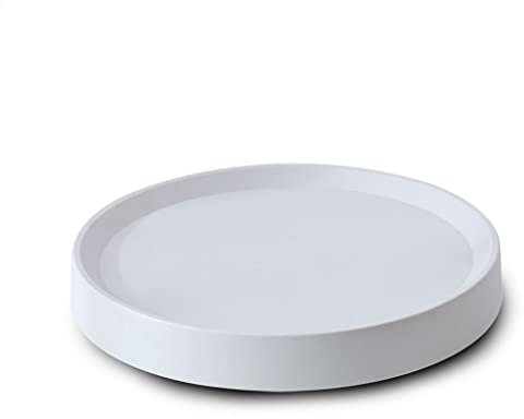 onsai Support de vase sur pied avec plateau rond et roulettes invisibles pour plantes d'intérieur et d'extérieur